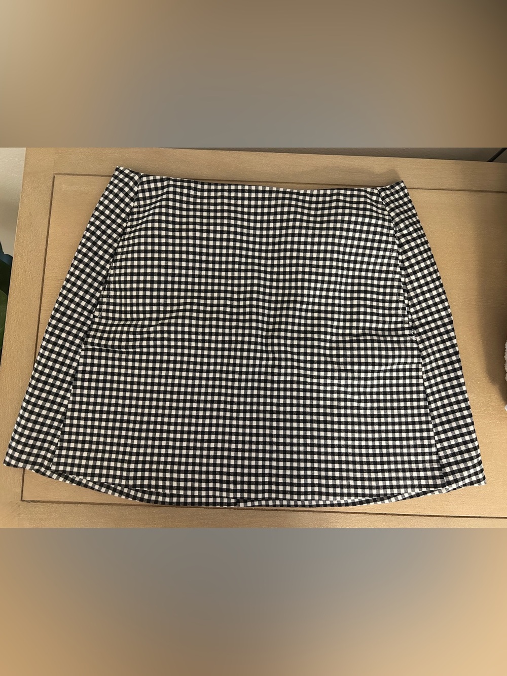 Urban Outfitters Black and White Gingham Skirt